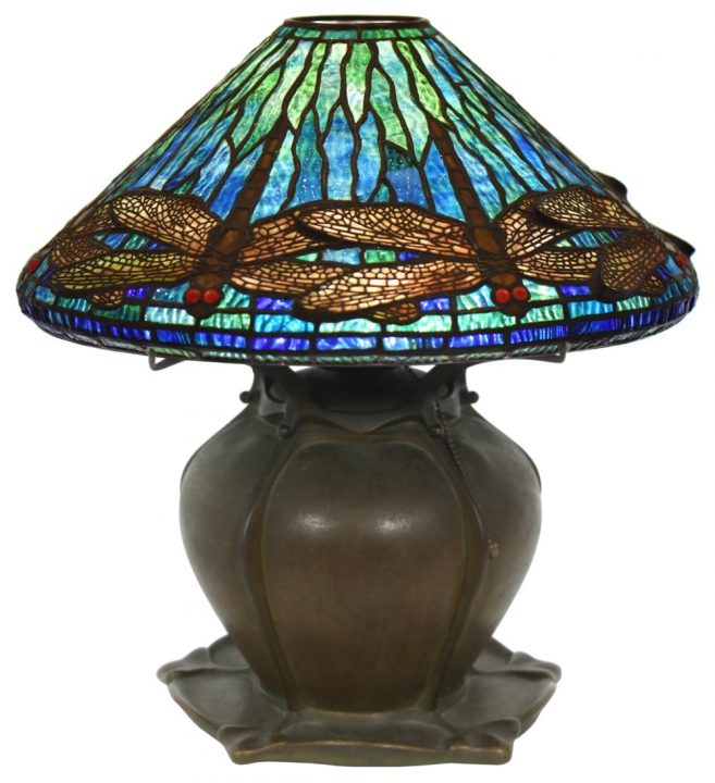 Fontaines Auction sold several Tiffany Studios lamps at their Fine