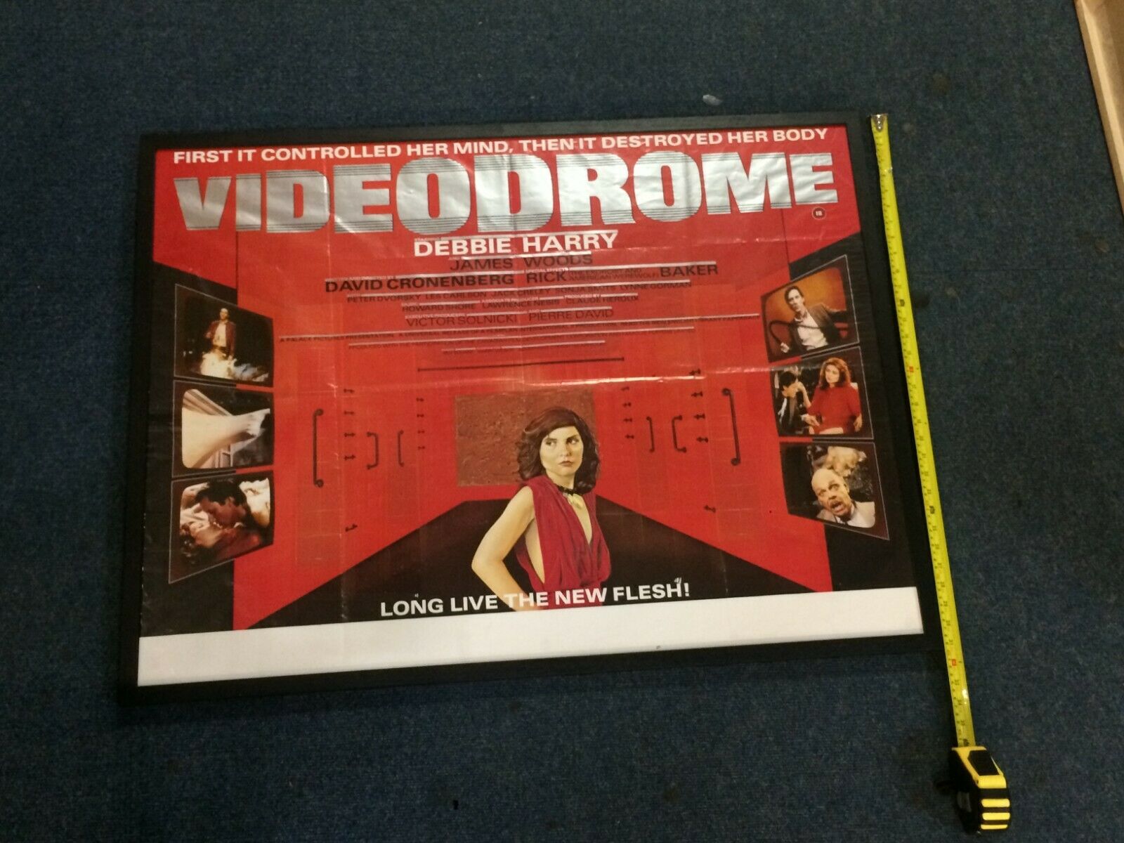 Videodrome 1983 British Quad Poster Original Quad Poster