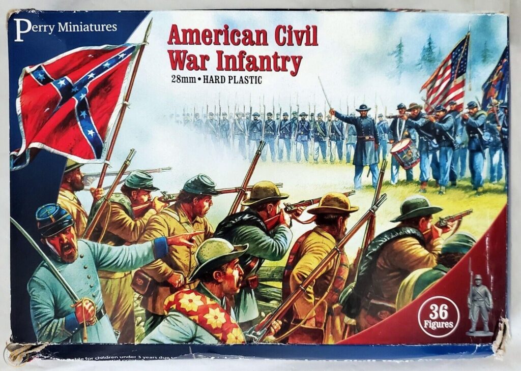 American civil war infantry 28mm figures