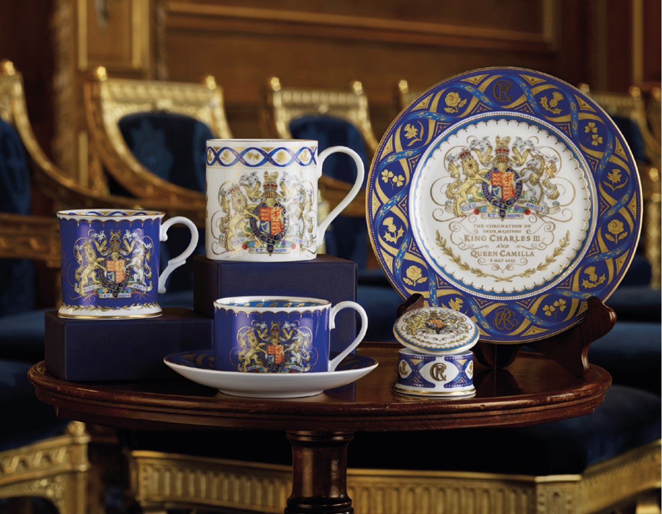 Commemorative wares for the coronation of King Charles III