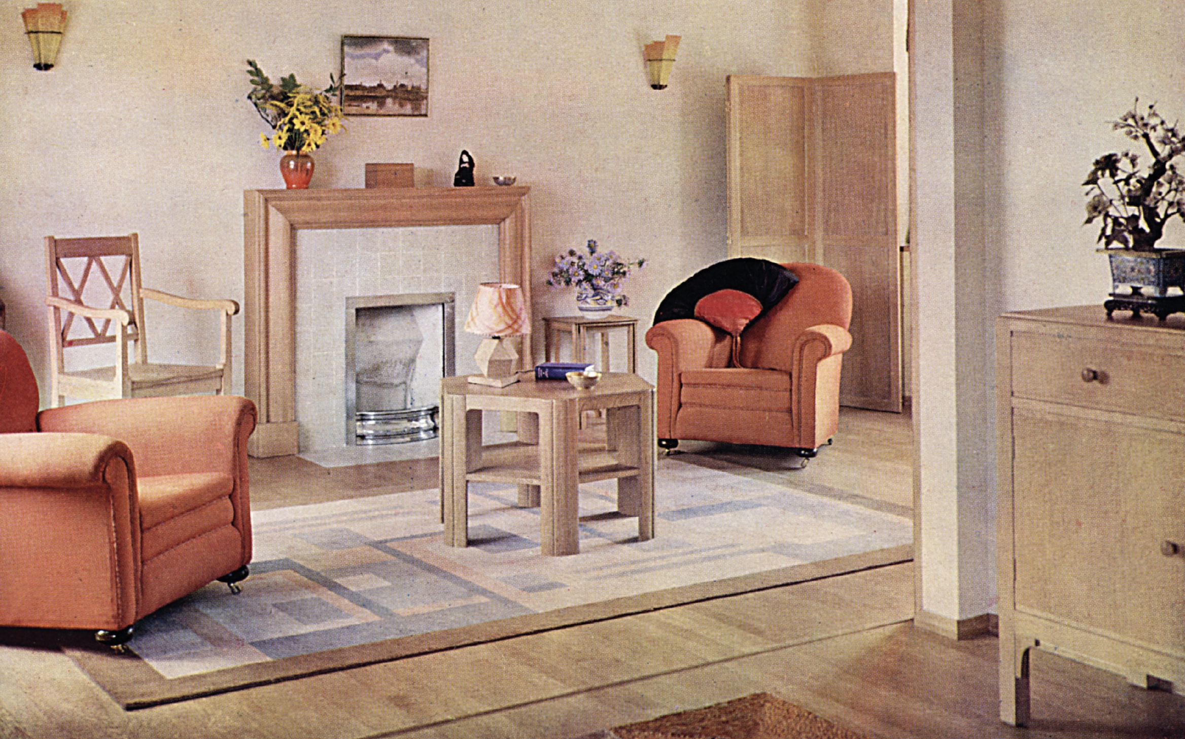 An interior design featuring furniture by Betty Joel