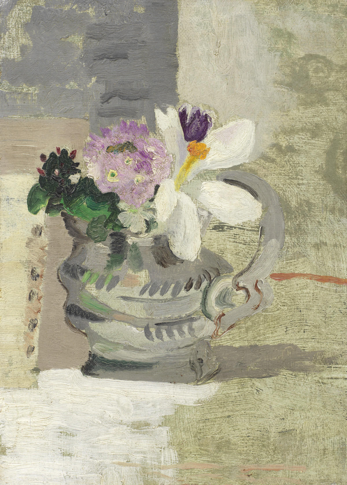 Spring Flowers in a Jug by Christopher Wood