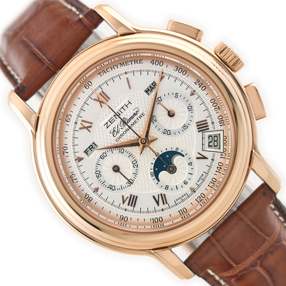 Zenith El Primero 18ct Gold wrist watch
