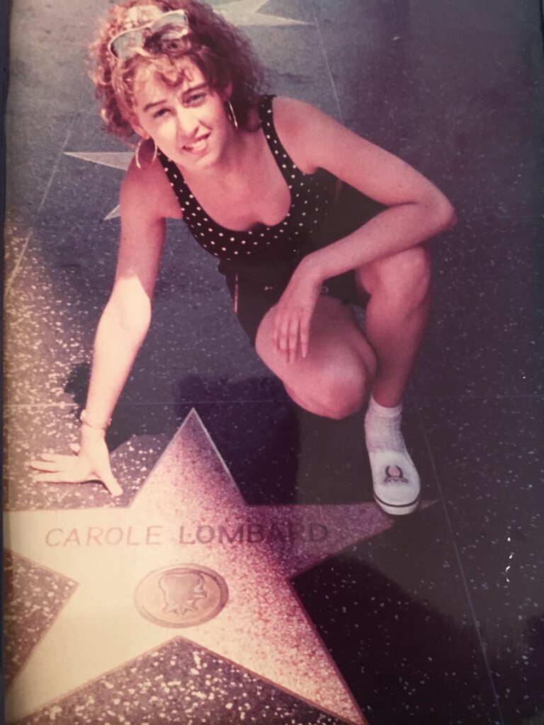 Hollywood Walk of Fame movie star Carole Lombard