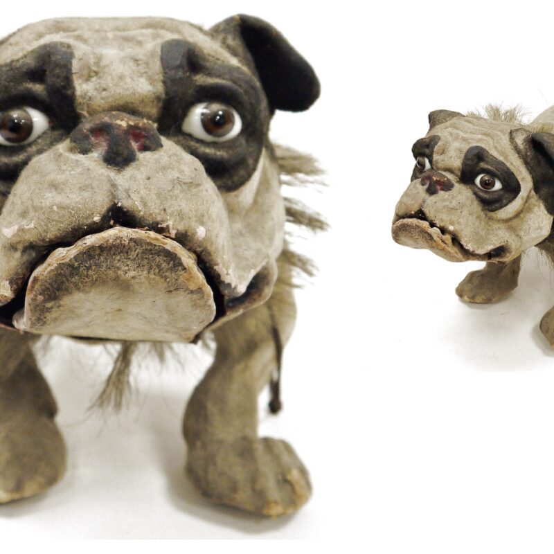 Papier mache bulldog will get bidders biting Antique Collecting