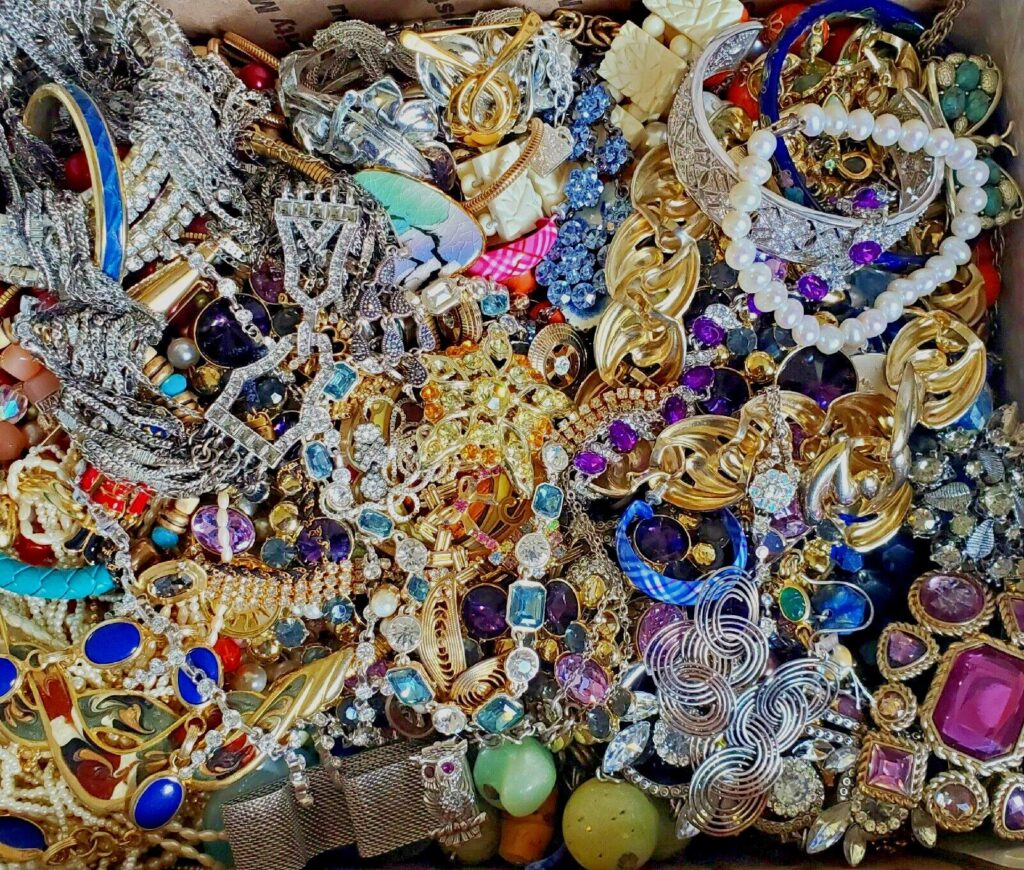 pile of costume jewelry