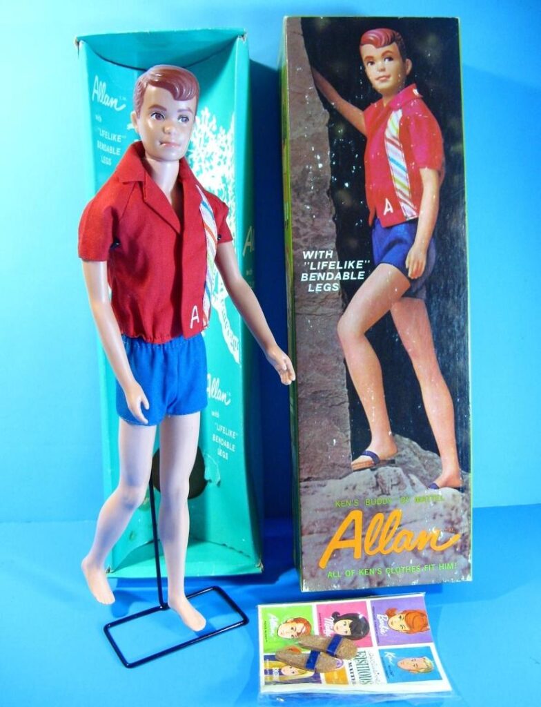 vintage Allan doll Mattel