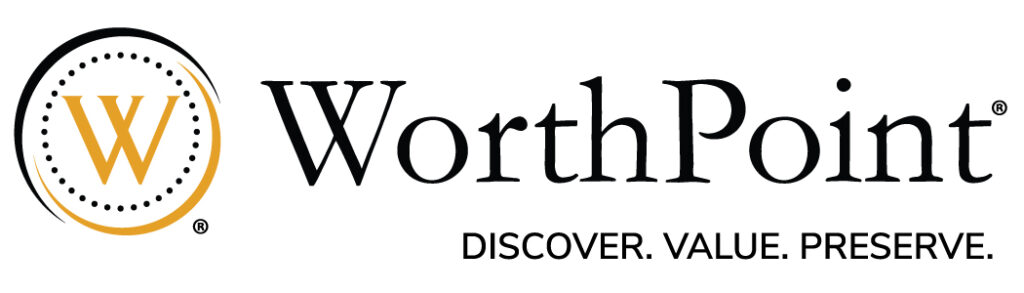 Worthpoint logo color registered 2
