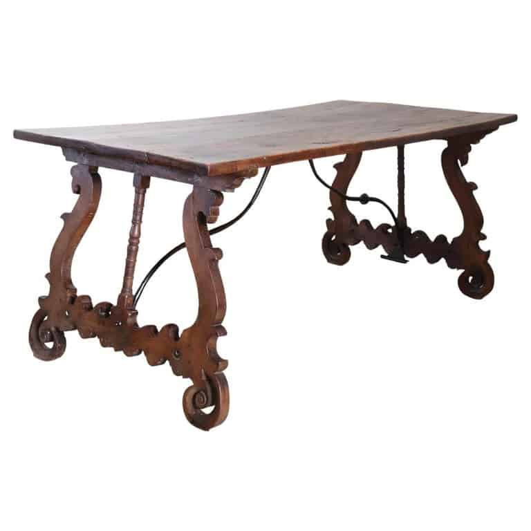 Fratino Table with Lyre Legs - Styylish