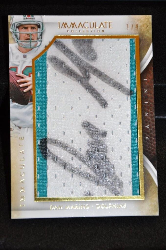 Panini Immaculate Collection trading card NFL
