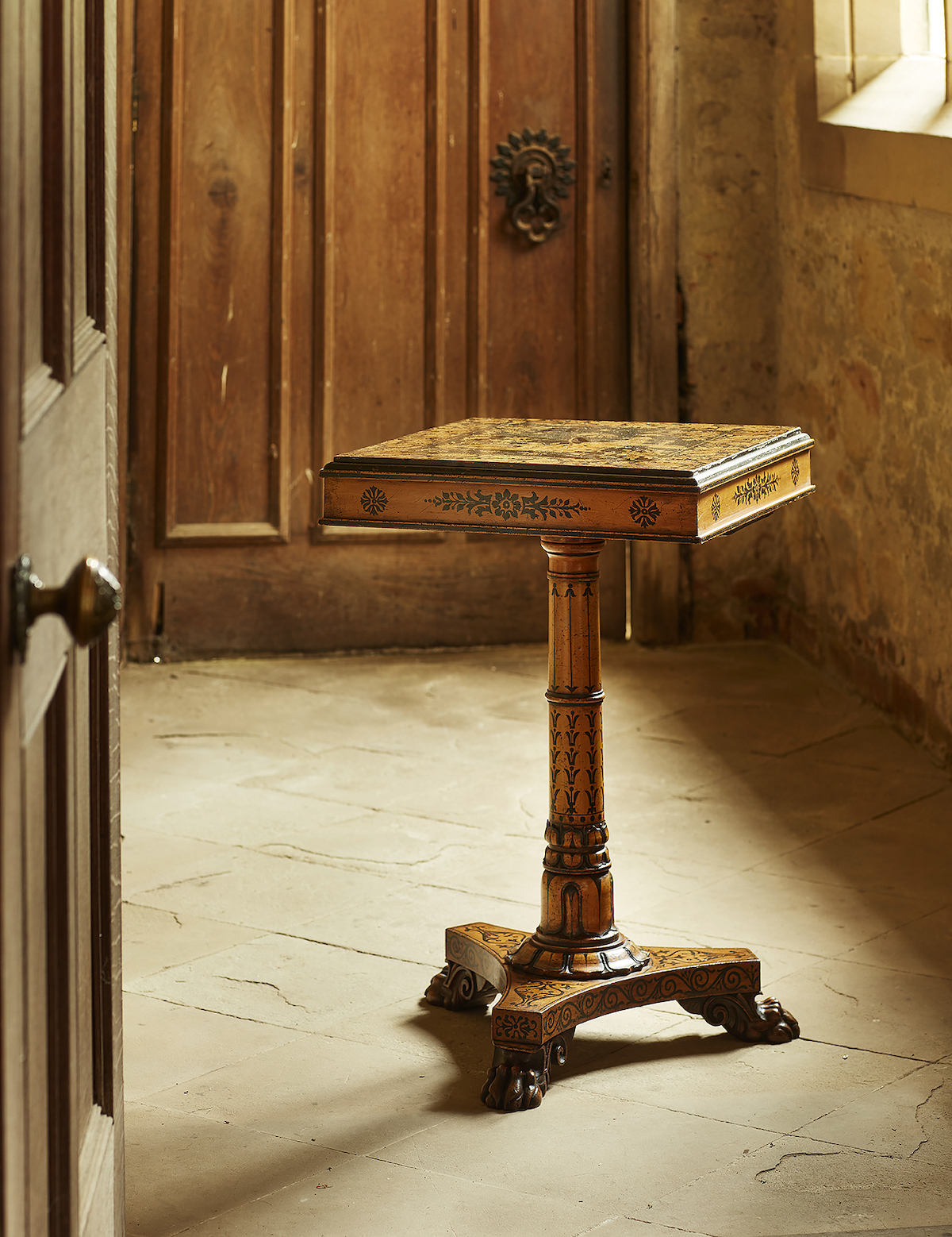 George IV penwork games table