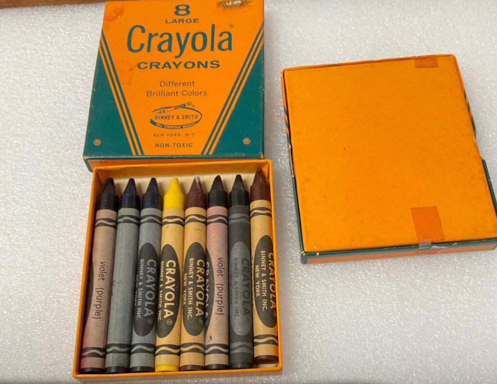 Binney & Smith Crayola crayon box