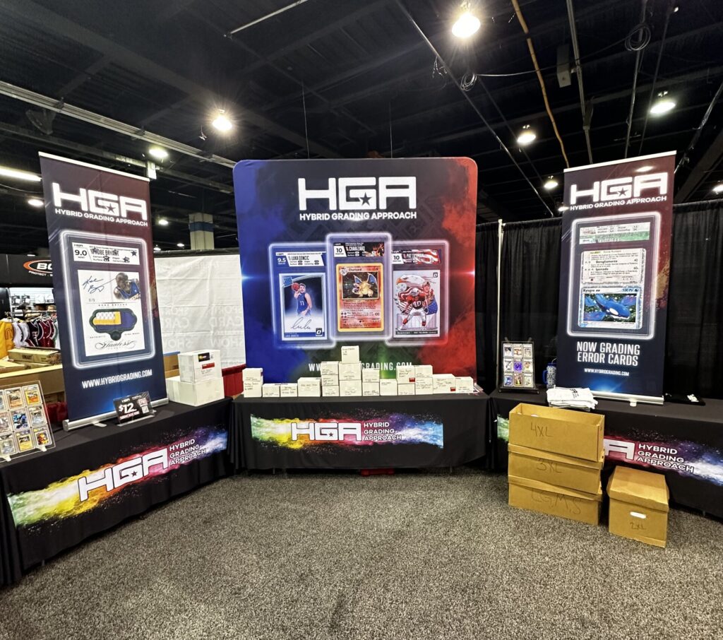 Hybrid Grading Approach card grading booth The Nationals