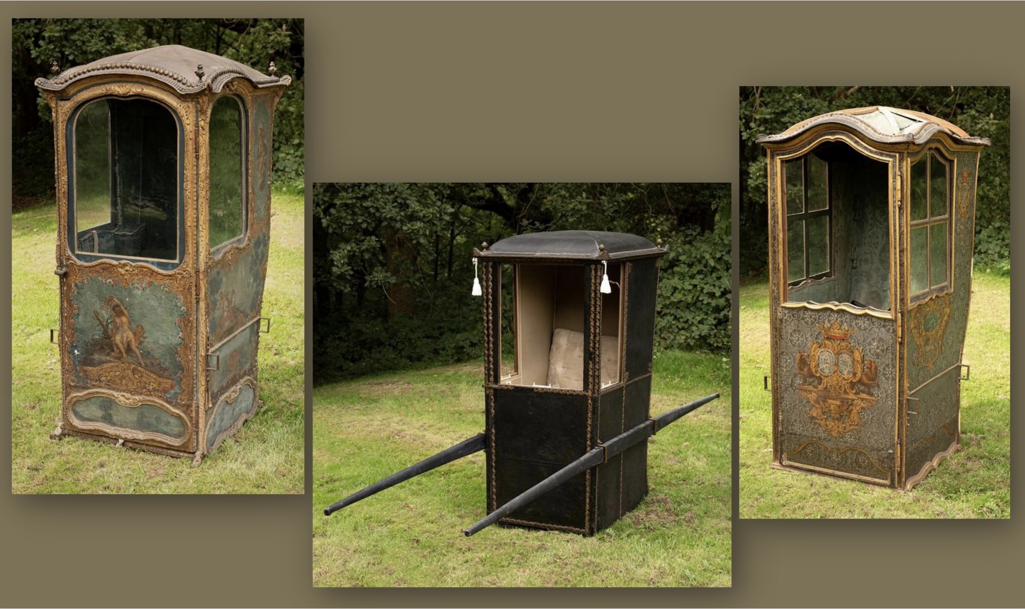 Antique sedan chairs collection at Chorley’s – Antique Collecting