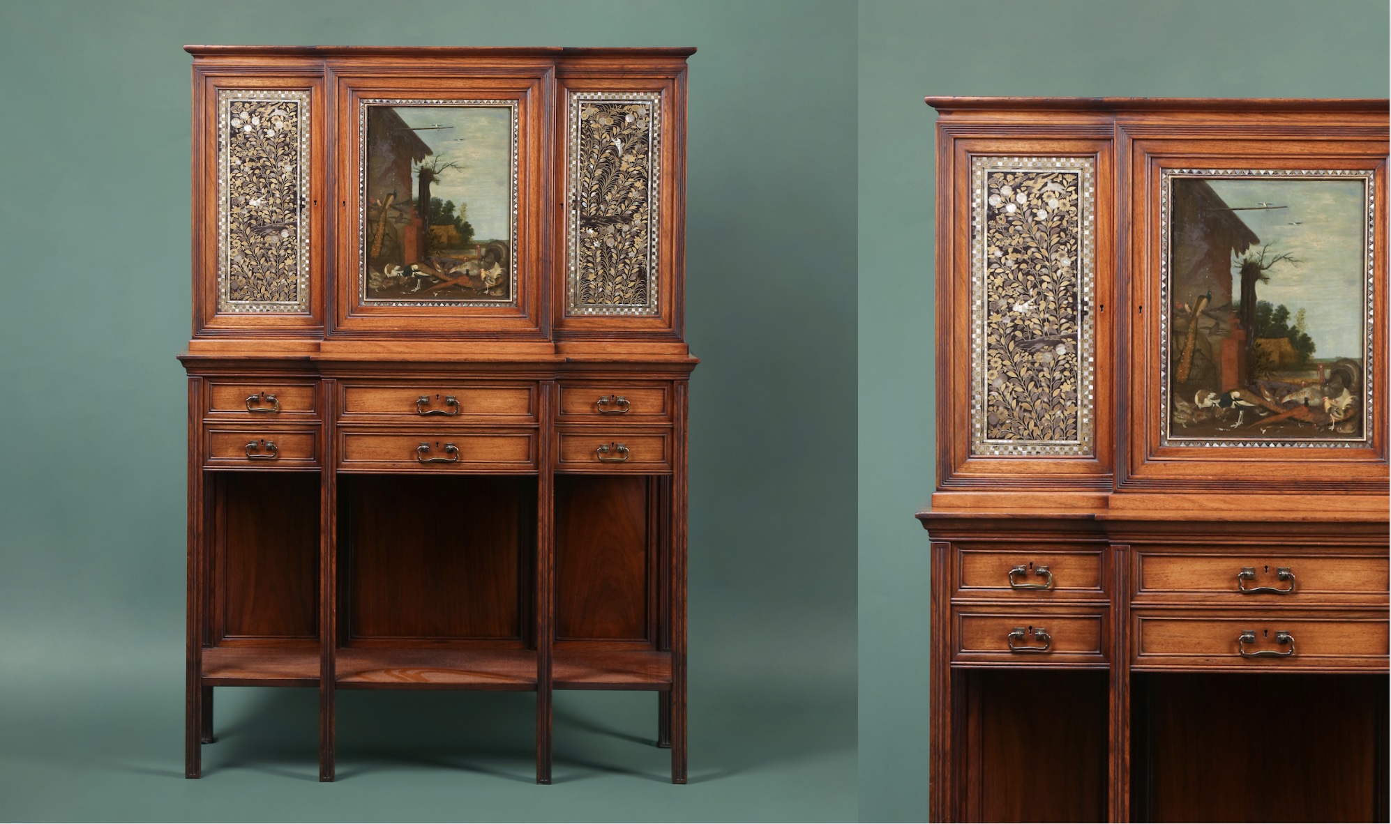 Rare Aesthetic Movement cabinet in sale – Antique Collecting