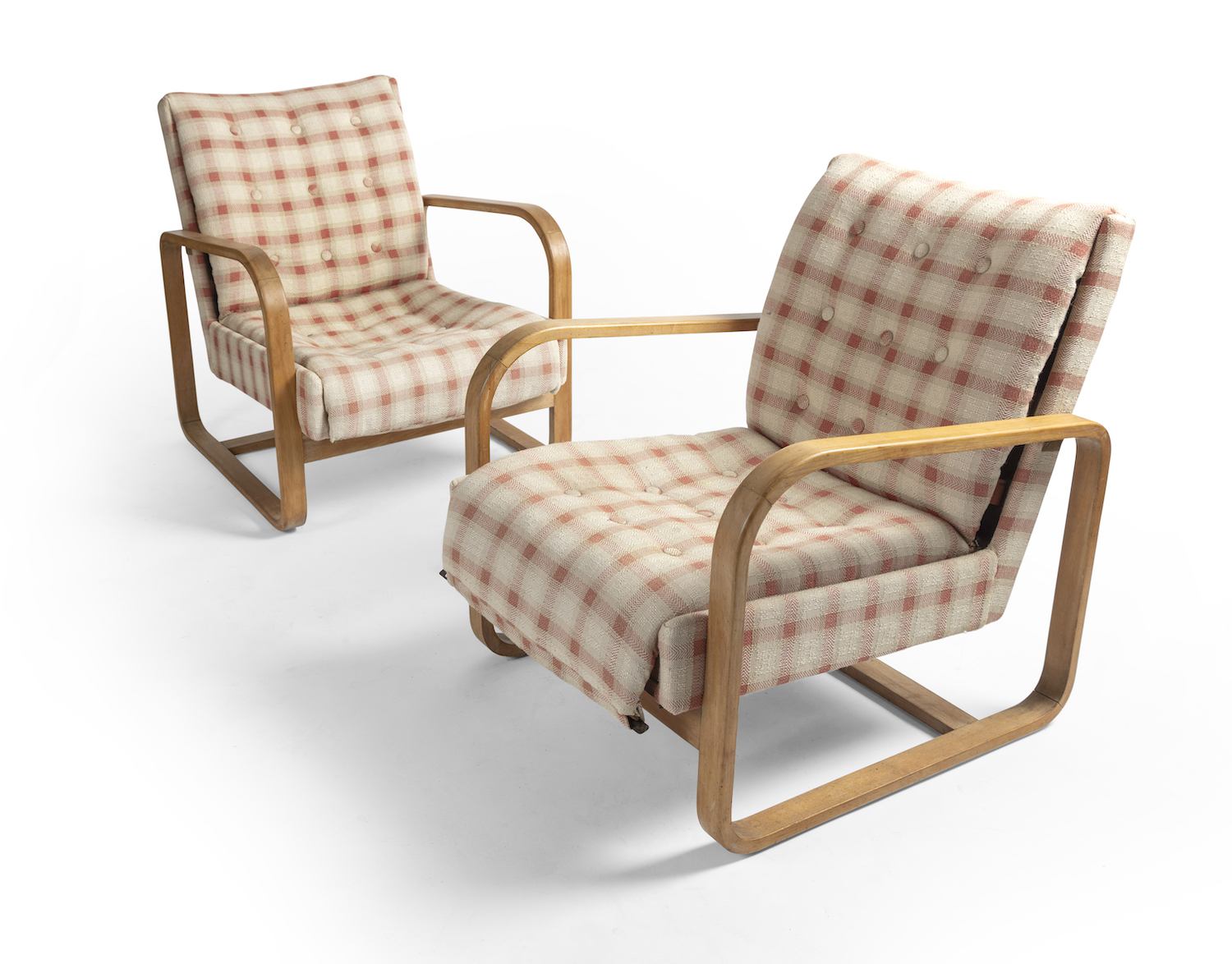 Serge Chermayeff (Russian -British 1900-1996) Pair of 'Plan' Chairs, designed 1933