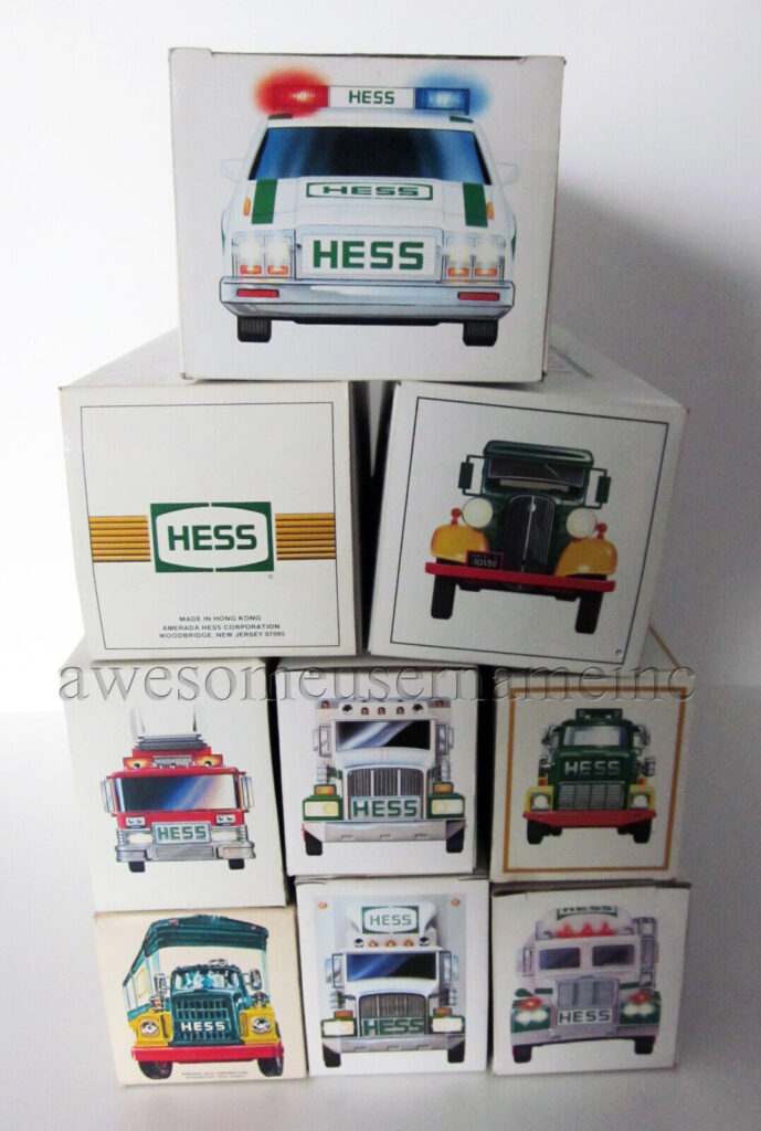 Hess holiday toy truck collection