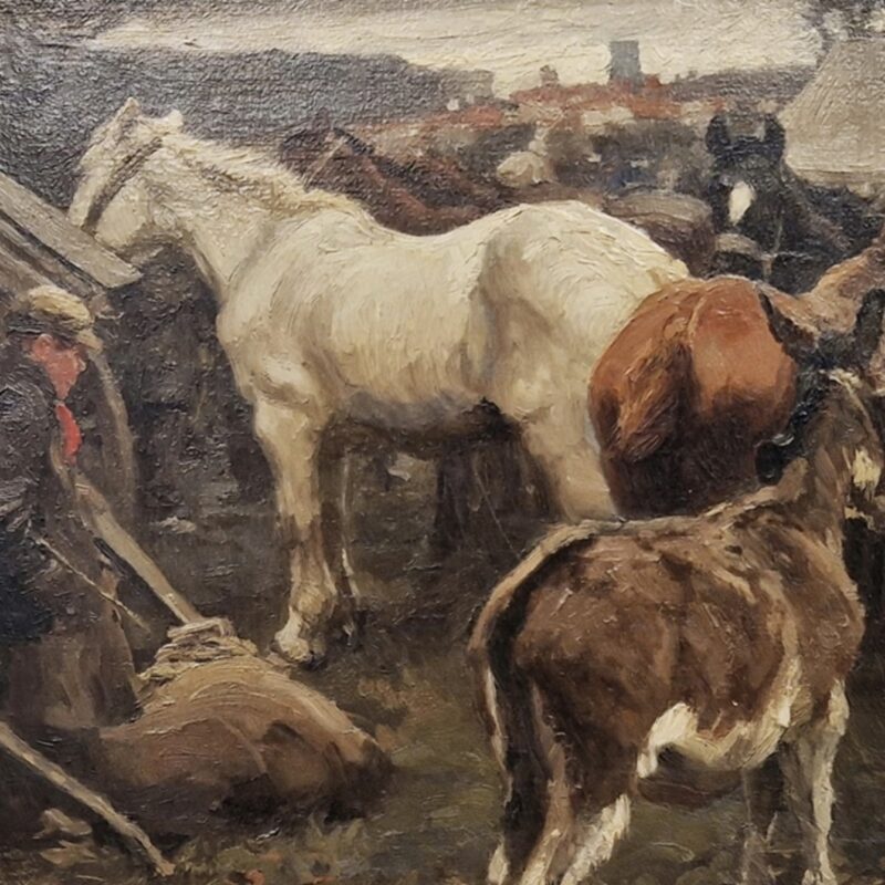 Alfred Munnings' Barnet Fair to sell Antique Collecting