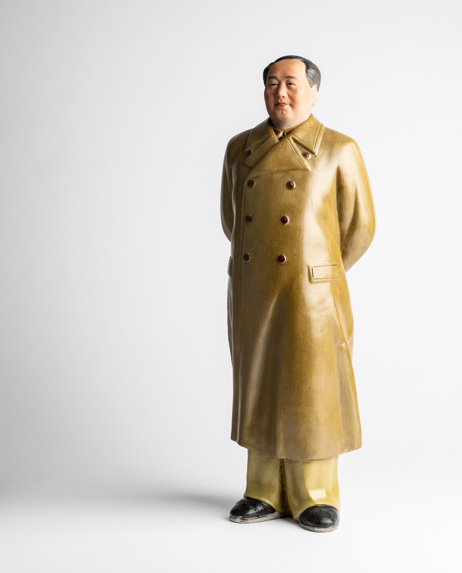 A Chinese porcelain figure of Chairman Mao