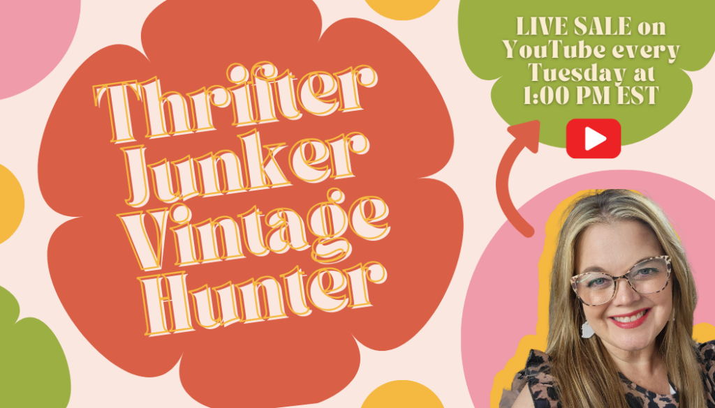 reseller Misty Pate Thrifter Junker Vintage Hunter logo YouTube