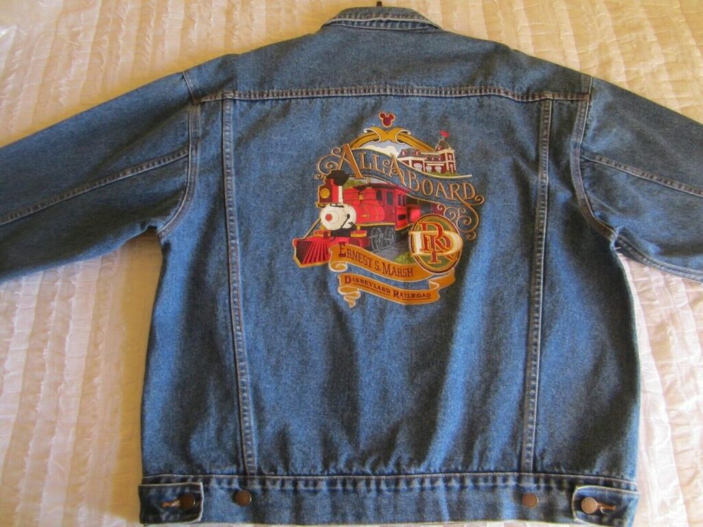 Disneyland Railroad Ernest S. Marsh jean jacket