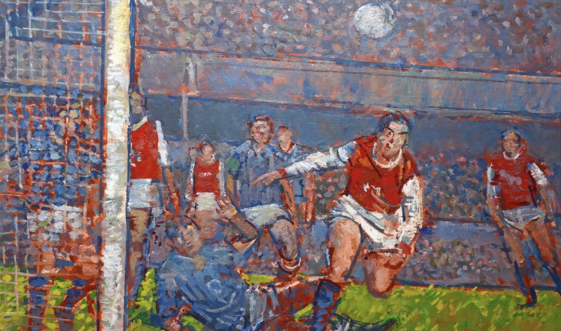 Football paintings look match fit for sale – Antique Collecting