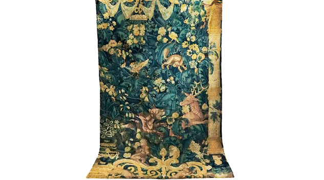 Kaminski Bidders Chase Flemish Tapestry To $, Antiques And
