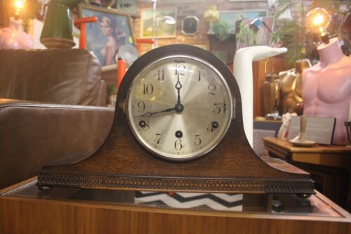 RARE German Napoleon Hat Mantle clock Westminster Chime "ANVIL MADE IN BADEN"