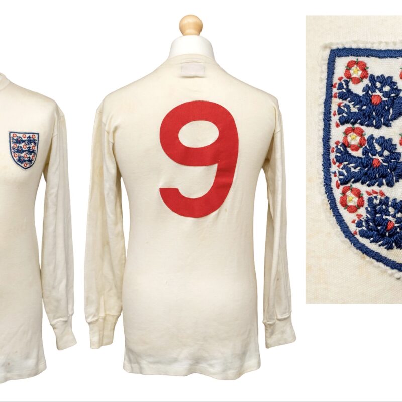 Sir Bobby Charlton’s World Cup semi final shirt set for