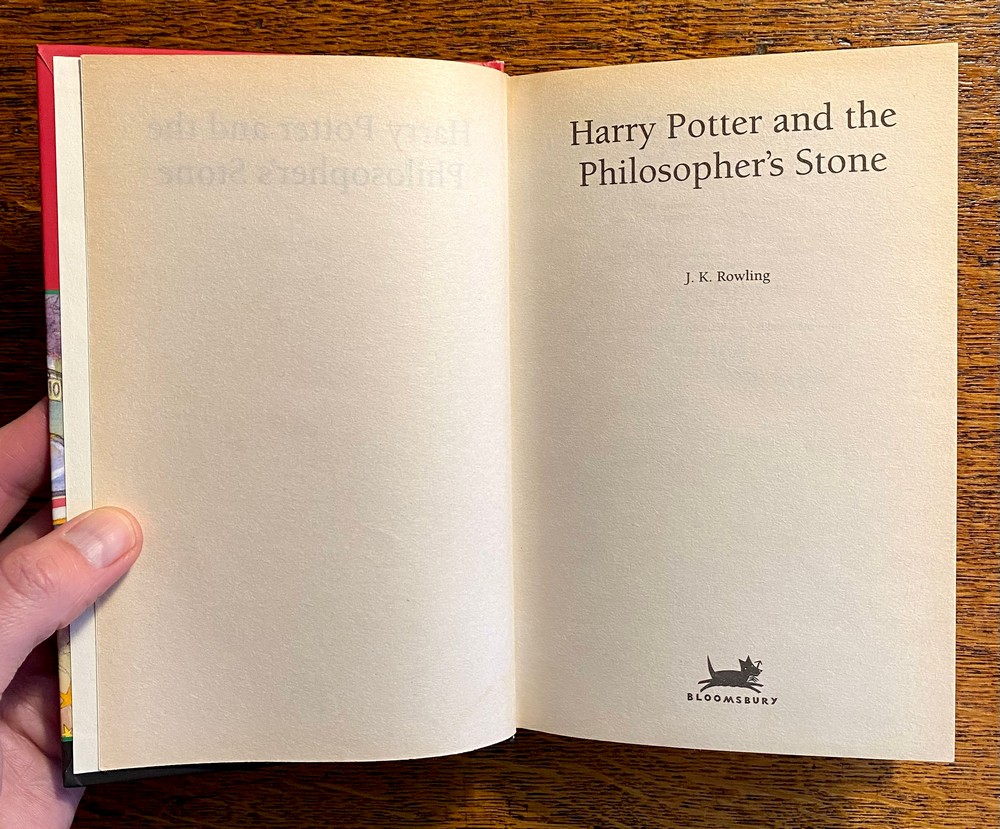 Harry Potter and the Philosopher’s Stone first edition