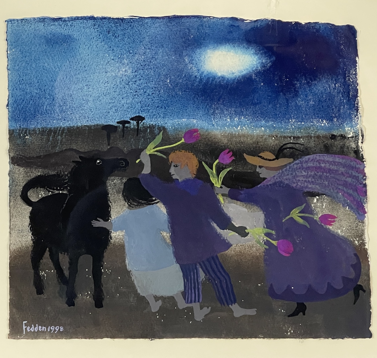 The Black Horse by Mary Fedden