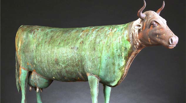 Bovine Weathervane Spins To Top Spot For Soülis Antiques