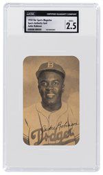 Hake’s Sells Obscure Jackie Robinson Card – WorthPoint
