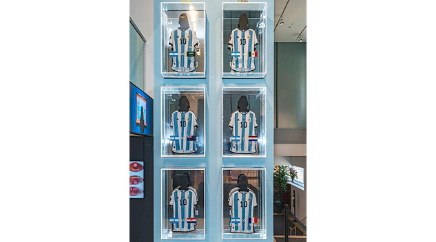 Set Of Six Messi World Cup Shirts Sells For $.