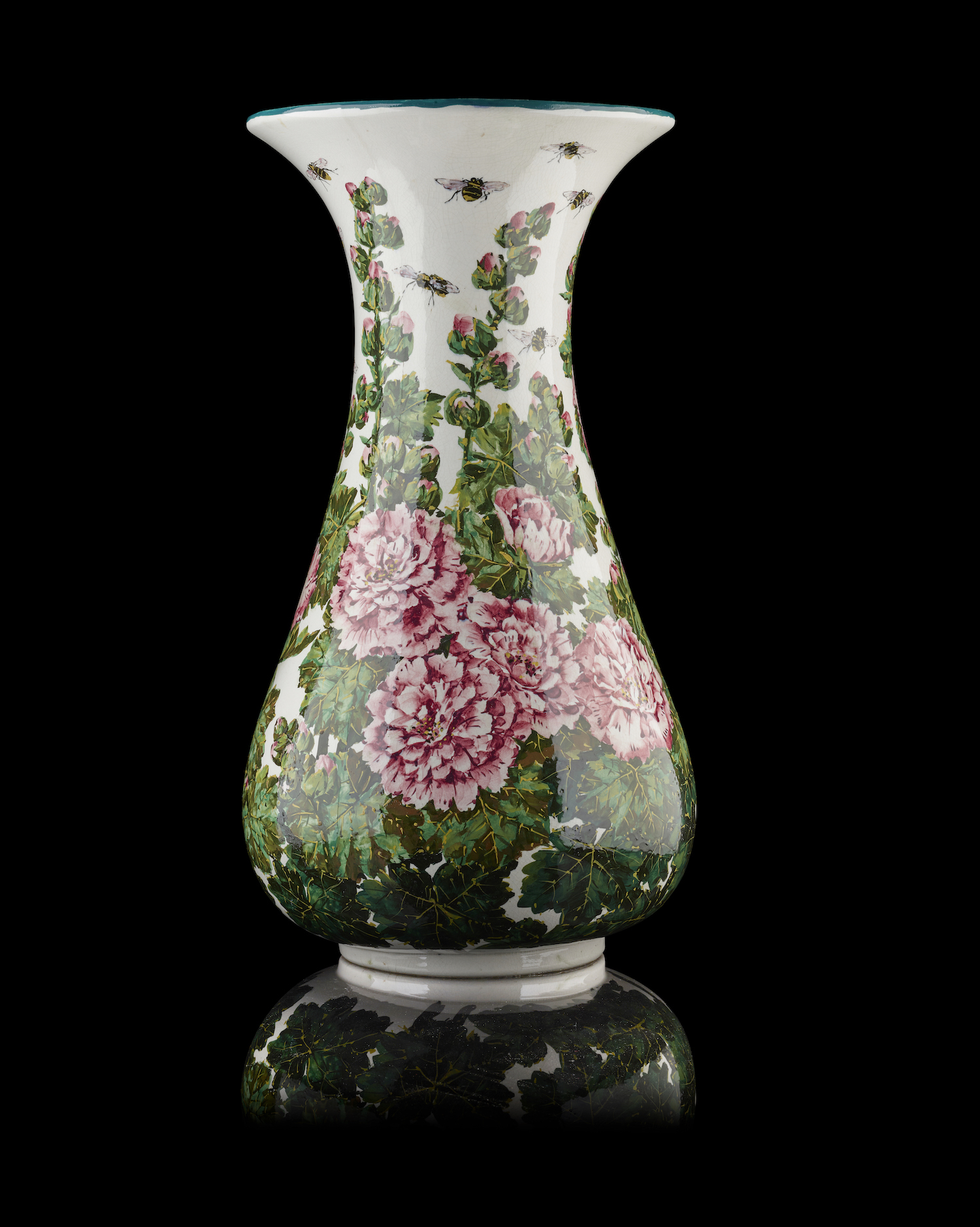A Wemyss Ware baluster vase