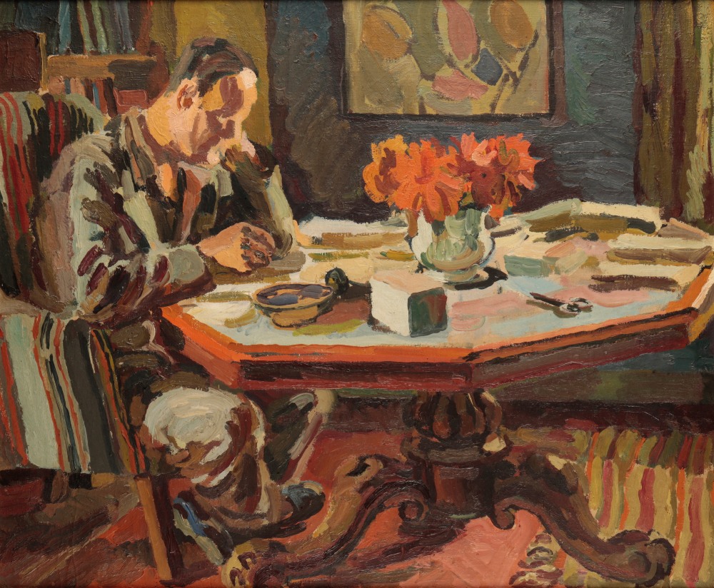 Duncan Grant, Angus Davidson, 1922. Oil on canvas