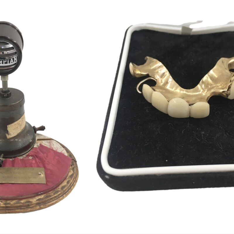 Winston Churchill's false teeth to get bidders biting Antique