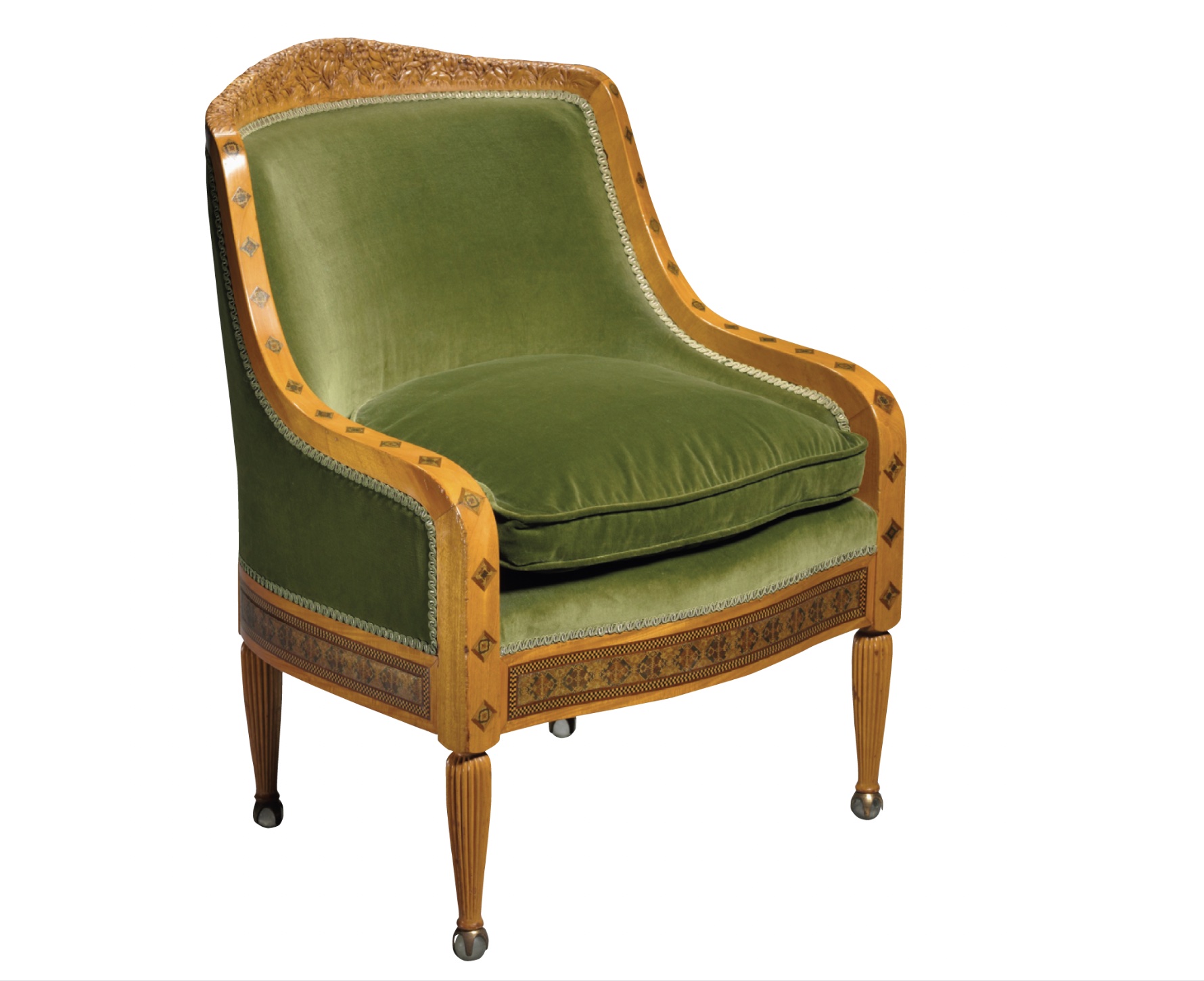 Louis Comfort Tiffany (1848–1933) armchair, c. 1891–1893, Tiffany Glass & Decorating Company