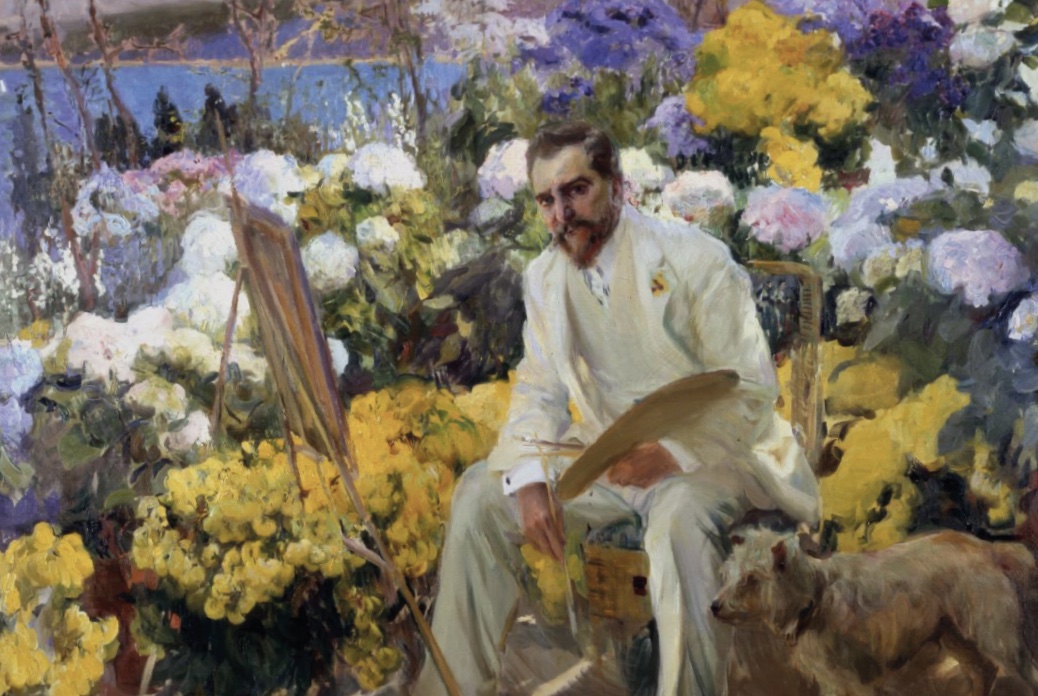 Joaquin Sorolla y Bastida (1863-1923) 'Louis Comfort Tiffany', oil on canvas