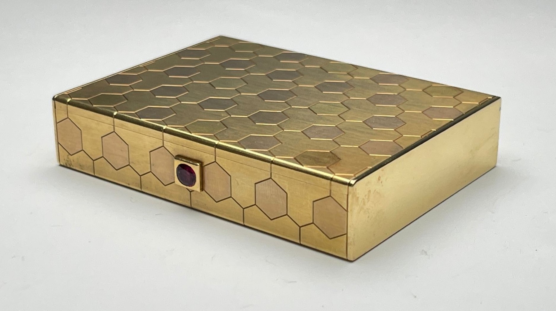 A Cartier gold box