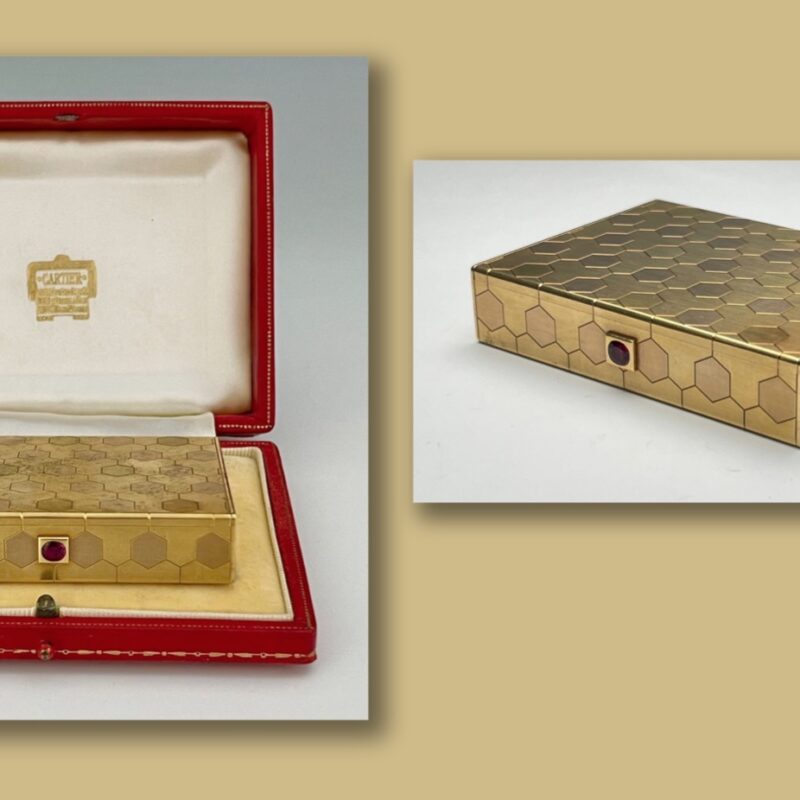 Cartier gold box set to shine in Cotswolds Antique