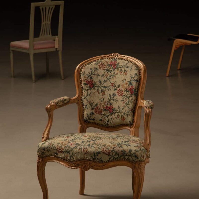 Scandinavian rococo chair