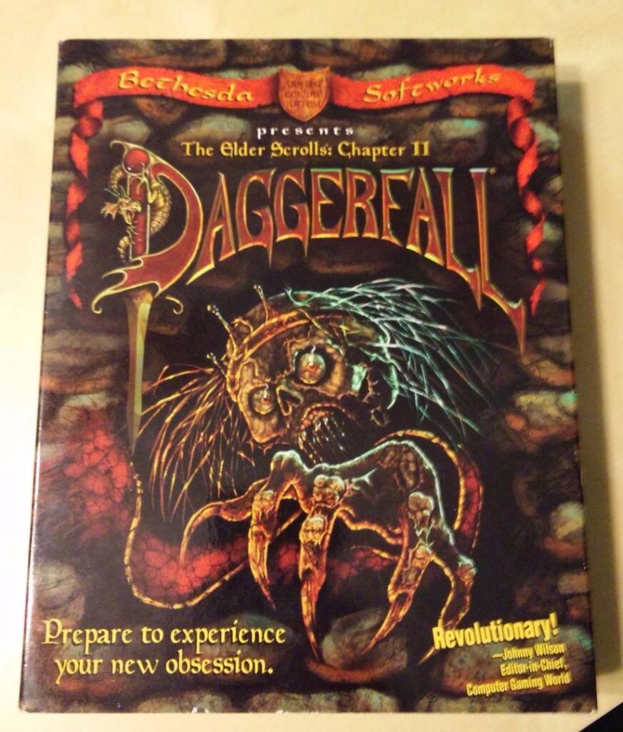 ELDER SCROLLS DAGGERFALL CDROM BIG BOX