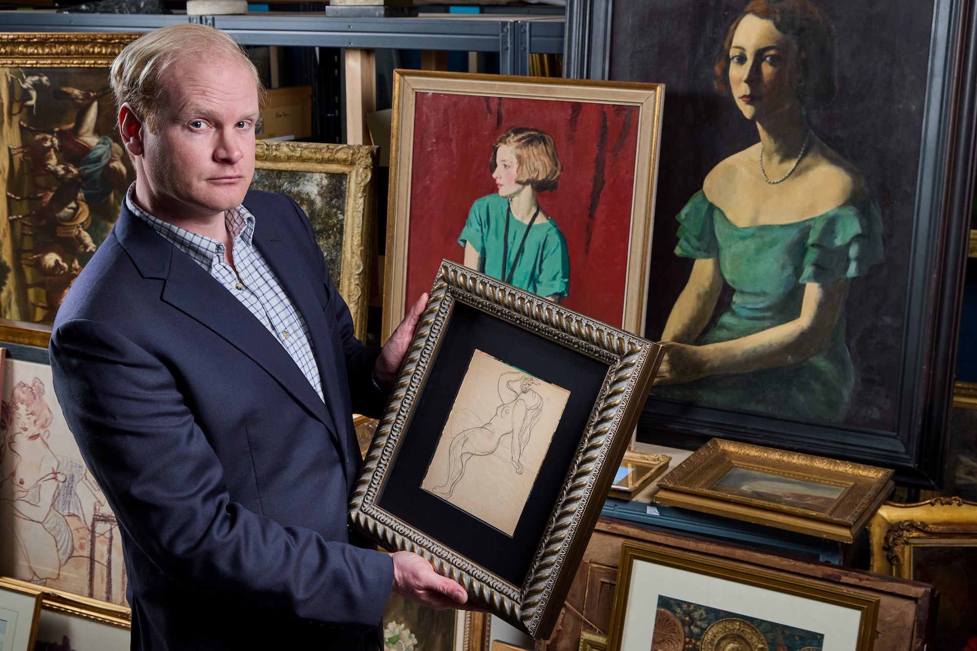 René Magritte sketch has twice the appeal Antique Collecting