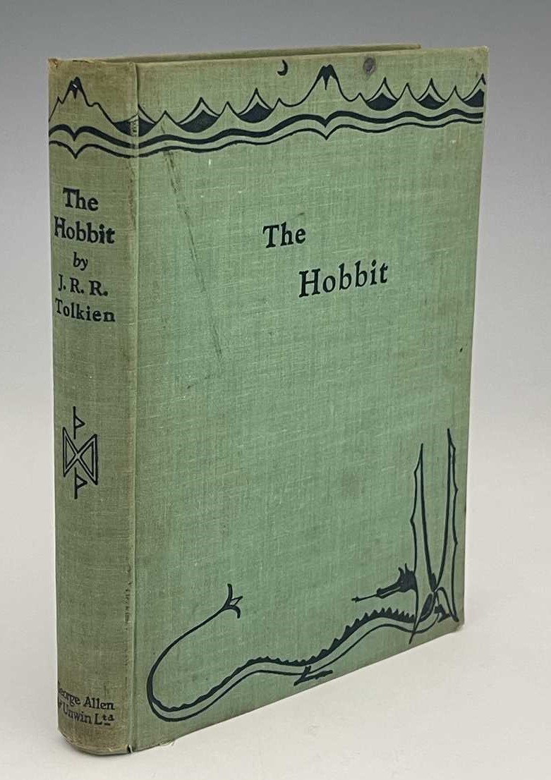 A first edition, first impression of The Hobbit by JRR Tolkien