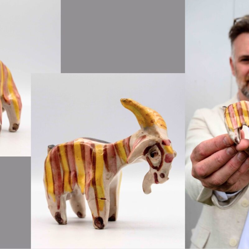 King Charles' pottery goat makes thousands Antique Collecting