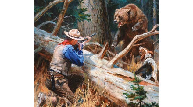 Goodwin Bear Hunt Painting Captures Top Price For Coeur D’Alene