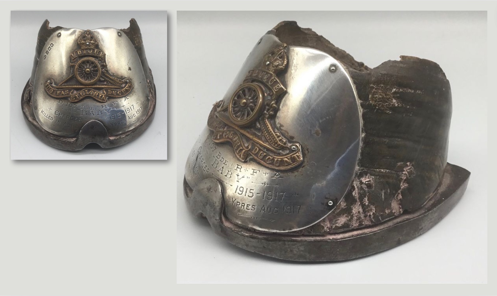 Silver-mounted hoof set to race away – Antique Collecting