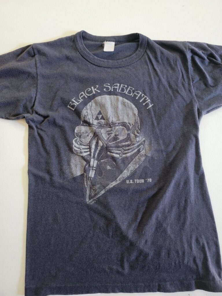 Black sabbath tour t-shirt 1978