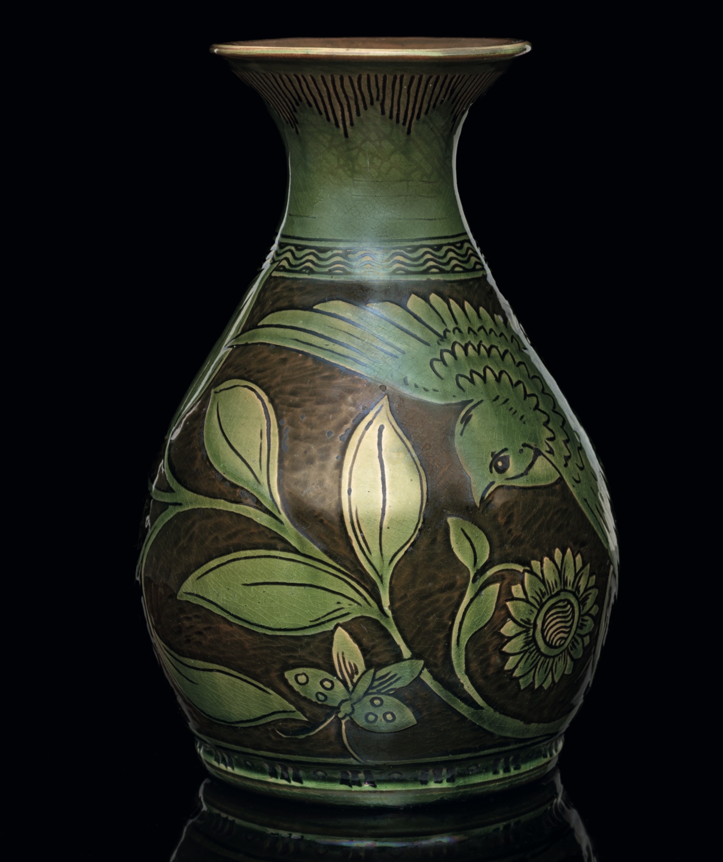 A vase from the Fishley family